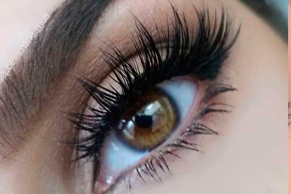 наращивание ресниц лучики